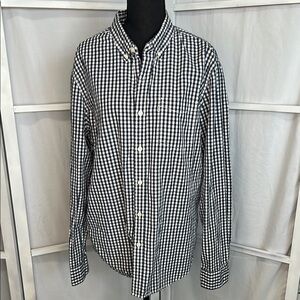 Men's Levi’s Blue and White Checkered Shirt size XL long sleeve button down